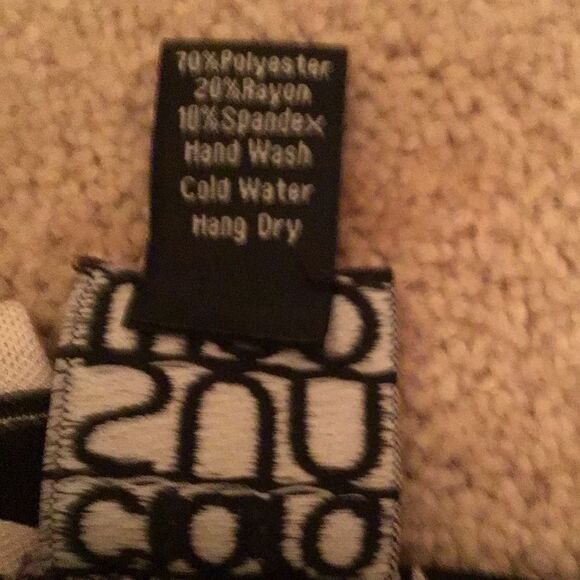 Clara Sun Woo Black White Abstract Tunic Shirt - Picture 4 of 4